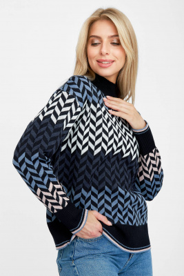 Джемпер Д 2884/синий Джемпер Д 2884/синий