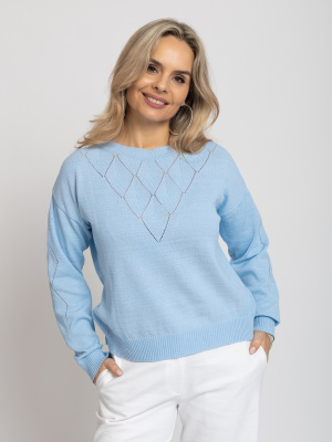 Джемпер И 043/голубой