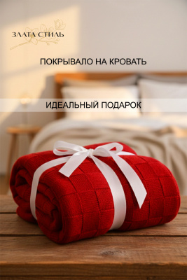 Плед 35972/красный