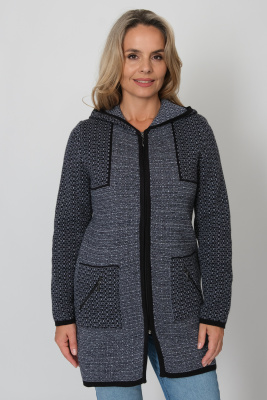 Кардиган С 2063/джинс микс Кардиган С 2063/джинс микс