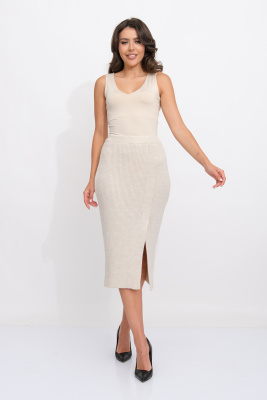 Юбка И 002/бежевый Юбка И 002/бежевый