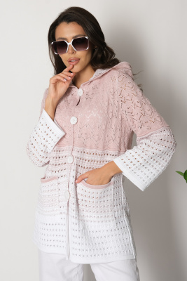 Кардиган Д 2514/пудровый Кардиган Д 2514/пудровый