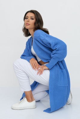 Кардиган Д 3084/индиго Кардиган Д 3084/индиго