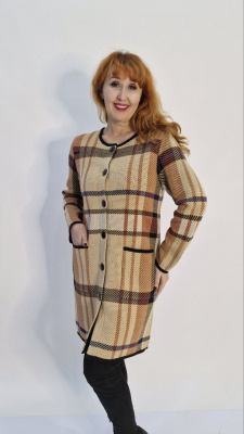 Кардиган В 1774/бежевый микс Кардиган В 1774/бежевый микс