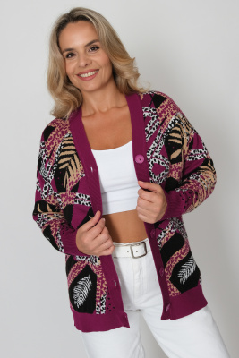 Жакет В 1879/ягодный микс Жакет В 1879/ягодный микс