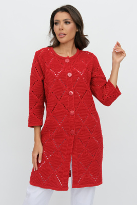 Кардиган 35909/красный