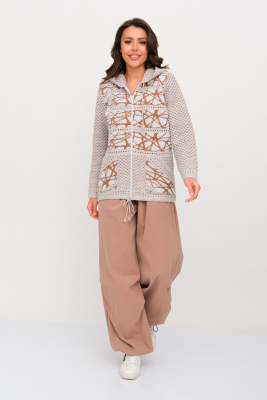 Жакет 5-1066к/кофе-молоч