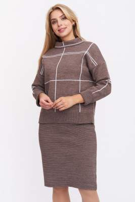 Костюм В 1691/кофейный Костюм В 1691/кофейный