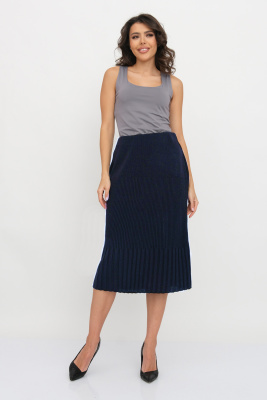 Юбка И 001 дл/т.синий Юбка И 001 дл/т.синий