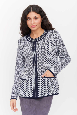 Жакет М 3156/синий Жакет М 3156/синий