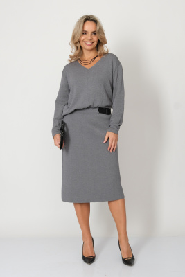 Платье Ф 002/серый