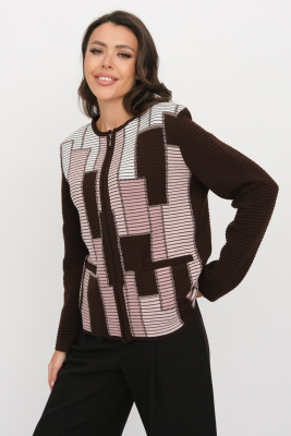 Жакет Д 3333/шоколад Жакет Д 3333/шоколад