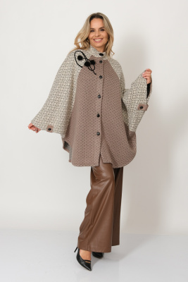 Жакет Д 3130/бежево-кофейный  Жакет Д 3130/бежево-кофейный