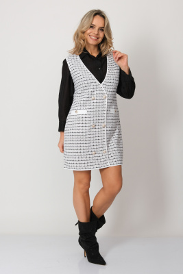 Платье Д 3484/белый