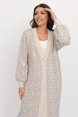 Кардиган И 016/беж-молочный