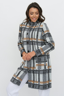 Кардиган В 1579/черн-горчич Кардиган В 1579/черн-горчич