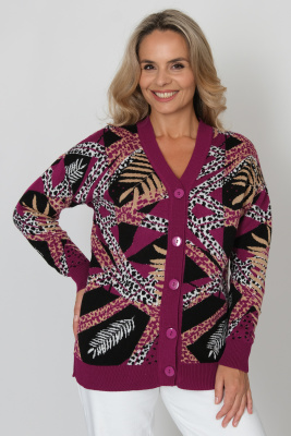 Жакет В 1879/ягодный микс Жакет В 1879/ягодный микс