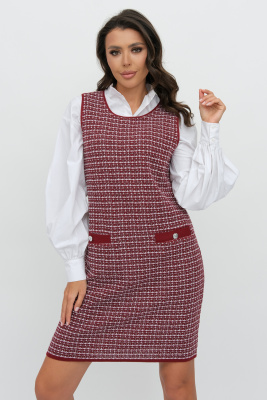 Платье Д 2664/бордо Платье Д 2664/бордо