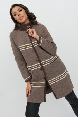 Кардиган В 1617/темно-кофейный  Кардиган В 1617/темно-кофейный