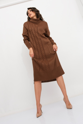Платье Д 3434/шоколад Платье Д 3434/шоколад