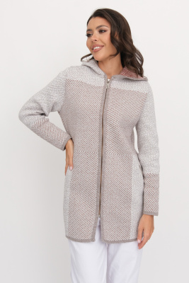 Кардиган С 2065/кофейный микс Кардиган С 2065/кофейный микс