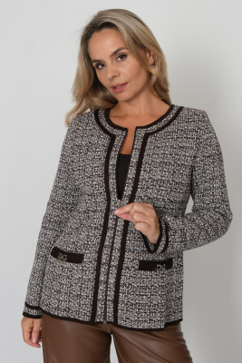 Жакет Д2874/1 шоколад Жакет Д2874/1 шоколад