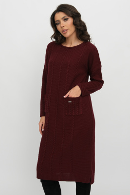Платье Д 3454/бордо Платье Д 3454/бордо