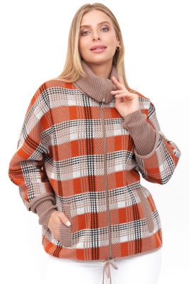 Жакет Д 3128/бежево-оранжевый Жакет Д 3128/бежево-оранжевый