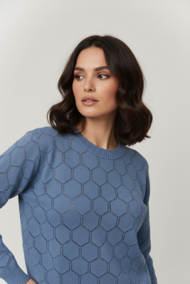 Джемпер М 3083/св.джинс Джемпер М 3083/св.джинс