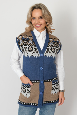 Жилет В 2369/джинсовый Жилет В 2369/джинсовый