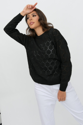 Джемпер М 3083/черный Джемпер М 3083/черный