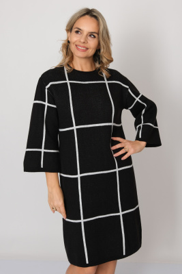 Платье 3-706/черный Платье 3-706/черный